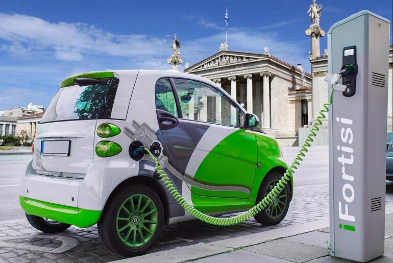 εγκατάσταση φορτιστή ηλεκτρικού αυτοκινήτου στο Δήμο