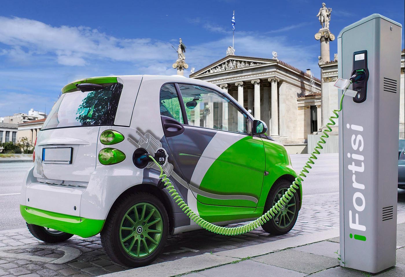 εγκατάσταση φορτιστή ηλεκτρικού αυτοκινήτου στο Δήμο