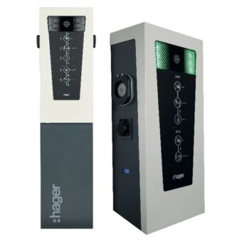 Φορτιστής ηλεκτρικού αυτοκινήτου HAGER WITTY PARK 2X22KW M3 T2